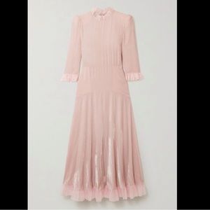 Philosophy Di Lorenzo Serafini Velvet Midi Dress